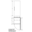 Bosch GSN58AWEV Serie6  365L NoFrost fehér fagyasztószekrény 191x70x78cm