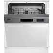 Beko BDSN153E3X beépíthető külső vezérlőpaneles mosogatógép, 13 teríték, ujjlenyomatmentes  rozsdamentes acél