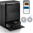 Bosch BCRDW3B Spotless Max robotporszívó, fekete, forgó felmosó , töltő- és ürítő állomás