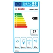 Bosch DBB67DP60 Serie6 beépíthető páraelszívó, 60cm, Home Connect & Hob-Hood Control, max. 699 m3/h