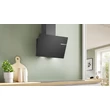 Bosch DWK65DK60 Falra szerelhető páraelszívó, 60 cm, Fekete üveg, Fekete