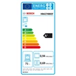 Bosch HBA274BB3F Serie 4 beépíthető sütő,71 l , pirolitikus öntisztítás ,7sütési funkció