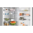 Bosch KGN49AIBT Serie6  szabadonálló, alulfagyasztós hűtőszekrény, 203 x 70 cm, Szálcsiszolt acél (ujjlenyomat-mentes), Total No Frost, 440 liter