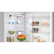 Bosch KGN49VICT szabadonálló, alulfagyasztós hűtőszekrény, 203 x 70 cm, Szálcsiszolt acél (ujjlenyomat-mentes), Total No Frost, 440 liter