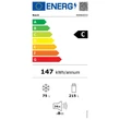 Bosch KIN96ADC0 Serie6 XL alulfagyasztós hűtőszerkény, NoFrost, 215+75 l nettó űrtartalom