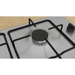 Bosch PBP6B5K80H Serie2  nemesacél gázfőzőlap, 60 cm,  elektromos szikragyújtás