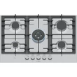 Bosch PCQ7A5I90 Serie6  nemesacél gázfőzőlap, 75 cm, FlameSelect 