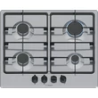 Bosch PGP6B5K60 nemesacél gázfőzőlap, 60 cm, elektromos szikragyújtás 