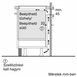 Bosch PXY875DW4E Serie8 beépíthető főzőlap, 80 cm,  FlexInduction , PerfectFry sütőszenzor