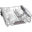 Bosch SMI4HCS19E Serie 4, Félig beépíthető mosogatógép, 60 cm, Szálcsiszolt acél 