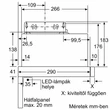 Bosch DFL064W54  Serie 2 teleszkópos páraelszívó, 60 cm
