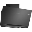 Bosch DWK91LT60, Falra szerelhető páraelszívó, 90 cm, Fekete üveg, Fekete,  Serie 8