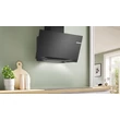 Bosch DWK91LT60, Falra szerelhető páraelszívó, 90 cm, Fekete üveg, Fekete,  Serie 8