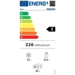 Haier EHBQW5519E kombi hűtőszekrény,beépíthető, 2 ajtós, világítás LED, energiaosztály E, fehér szín,284liter 