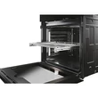 Haier H6 ID25B3LHTX beépíthető sütő, hőlégbefúvás, 78 liter, hidrolitikus, 12 funkciókat, Hozzáadott gőz Távezzérlés és extra tartalom (WiFi), energiaosztály A++, rozsdamentes acél szín, M x M x S (mm) 595X595X568