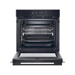 Haier H6 ID46G3YTB, ID Series 4 beépíthető sütő,hőlégbefúvás, 78 liter, pirolitikus + hidrolitikus, 20 funkciók, távezzérlés és extra tartalom (WiFi), energiaosztály A++, fekete szín, 