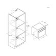Haier H6 ID66G5YTB beépíthető sütő,ID series 6,hőlégbefúvás,78 liter, pirolitikus + hidrolitikus tisztítás,20 funkciók, távezzérlés és extra tartalom (WiFi), energiaosztály A++, fekete szín