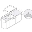 Haier HA2MTB58IRB1S Series 4 indukciós főzőlap, Dupla multizóna,VaryCook, 65 cm széles