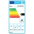 Haier HAPY52ES6BEE ID beépíthető páraelszívó, LED világítás, 4 sebesség, fekete szín
