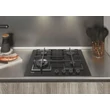 Haier HAVG5BF4S2B/1  gázfőzőlap, 60 cm , fekete üveg