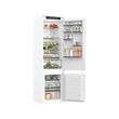 Haier HBW5519E kombi hűtőszekrény,beépíthető, 2 ajtós, világítás LED, energiaosztály E, fehér szín,281liter