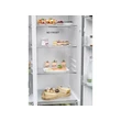 Haier HSR3918 Side by Side, szabadon álló, No Frost, világítás LED, energiaosztály E, platina inox, M x M x S (mm) 908x659x1775