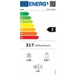 Haier HSR3918 Side by Side, szabadon álló, No Frost, világítás LED, energiaosztály E, platina inox, M x M x S (mm) 908x659x1775