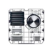 Haier XS 4A4M3PB1Teljesen integrált, 14 teríték, energiaosztály A, 10 program, automatikus ajiónyitás, padló info világítás, Wifi, M x M x S (mm) 597x555x818