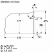 Neff C29GR3XY1  beépíthető kompakt mikrohullámú sütő, inverter technológia,900W maximális teljesítmény 