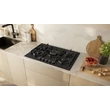 Neff  T27PIQ4S0 gázfőzőlap, 75 cm, fekete edzett üveg, 5 gázégő, WOK égő, FlameSelect ,elektromos szikragyújtás