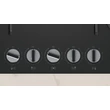 Neff  T27PIQ4S0 gázfőzőlap, 75 cm, fekete edzett üveg, 5 gázégő, WOK égő, FlameSelect ,elektromos szikragyújtás