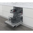 Whirlpool WBC3C26X félig integrált mosogatógép, Inox, 60 cm