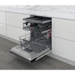 Whirlpool WBC 3C34 PF X félig integrált mosogatógép, Inox szín, 60 cm