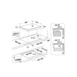 Whirlpool WB S2560 NE BM  indukciós üvegkerámia főzőlap matt fekete