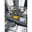 Whirlpool WH7PC15B4M60 félig integrált mosogatógép, Inox, 60 cm, C energiaosztály