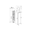 Whirlpool WHSD18A073C1P beépíthető hűtőszekrény, 306 liter, E energiaosztály