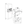 Whirlpool WMD54MB beépíthető mikorhullámú sütő, fekete, 31 liter