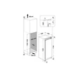 Whirlpool ARG86122 beépíthető hűtő 122cm 