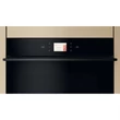 Whirlpool WCW9O7PHTSB  beépíthető prémium kompakt sütő-mikro, fekete üveg, 53 liter űrtartalom