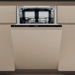 Whirlpool WH2IC10BS7LA0 beépíthető mosogatógép 45cm teljesen integrált