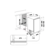 Whirlpool WH6IC11BS7LSA0 beépíthető mosogatógép, teljesen integrált 45cm 