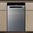 Whirlpool WH6UC11BS7A0X aláépíthető mosogatógép, keskeny, inox, 45cm 