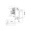 Whirlpool WH6UC11BS7A0X aláépíthető mosogatógép, keskeny, inox, 45cm 