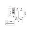 Whirlpool WH 7IA115B2M3TUS0 teljesen beépíthető mosogatógép, 15 teríték , PowerClean Pro, NaturalDry szárítási rendszer