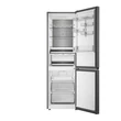 Whirlpool WHK 26373 XBR6EA szabadonálló alulfagyasztós hűtőszerkény, Dual NoFrost, inox, 370 liter,