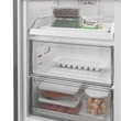 Whirlpool WHK 26373 XBR6EA szabadonálló alulfagyasztós hűtőszerkény, Dual NoFrost, inox, 370 liter,