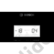 Bosch KGN49LBEA Serie 6 HomeConnect NoFrost fekete üveg alulfagyasztós hűtő 203x70x67 cm
