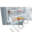 Bosch KGN56XIDP Serie 6 NoFrost D 400/105L nemesacél alulfagyasztós hűtő 193x70x80cm