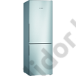 Bosch KGV36VLEAS Serie 4 inoxlook kombinált hűtő 214/94L 186x60x65cm