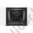 Bosch HRG6769S6 Serie8 beépíthető sütő Home Connect AddedSteam gőzfunkcióval pirolítikus öntisztítás Assist-funkció PerfectBake és PerfectRoast maghőmérő 3 szintű teleszkópos sütősín